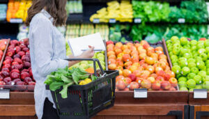 Shopping in the Vegetable Market