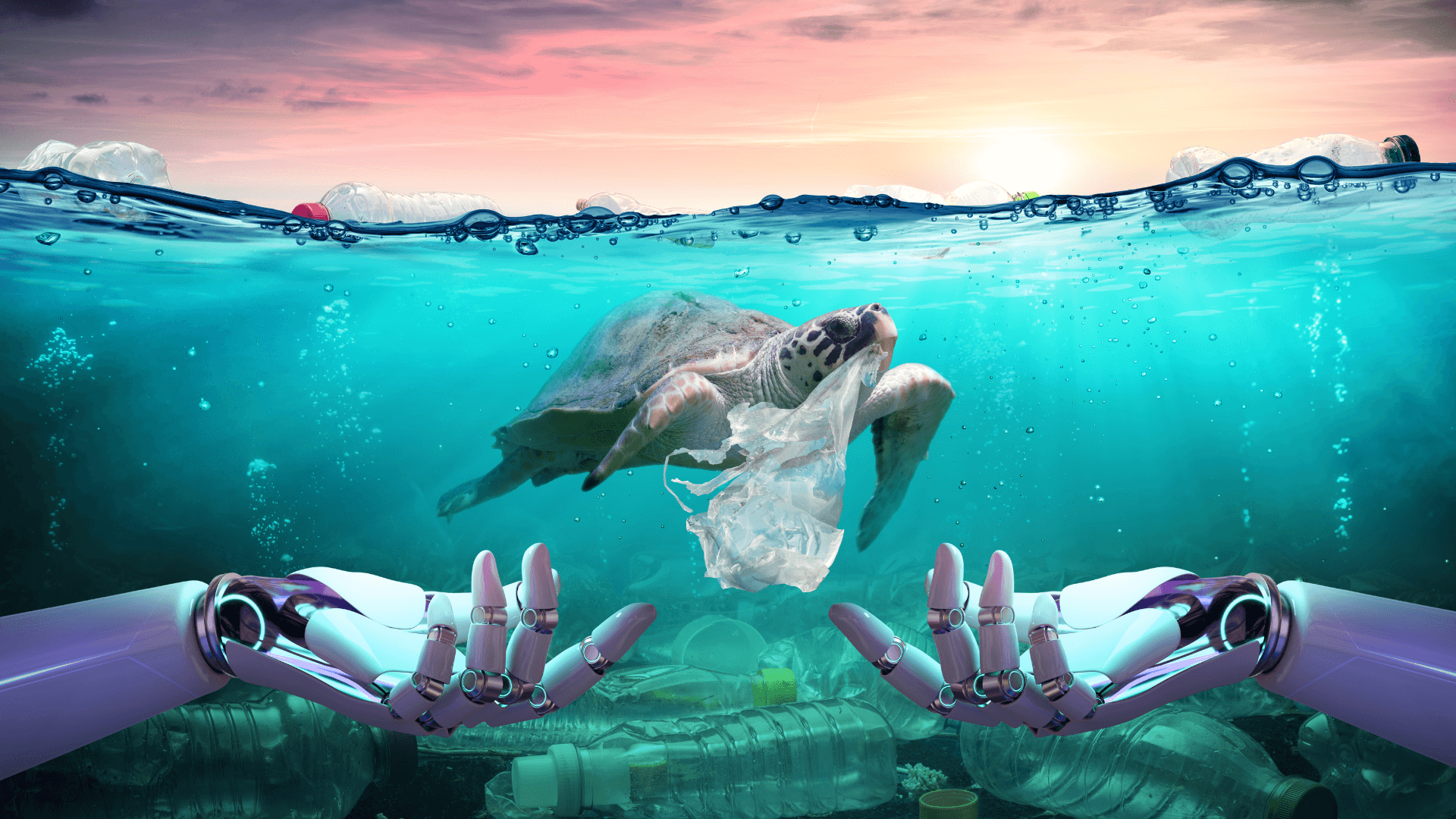 AI Clean Up Oceans & Waterways Plastic Free