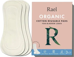 Rael Organic Cotton Reusable Pads - Plastic-free Sanitary Pads