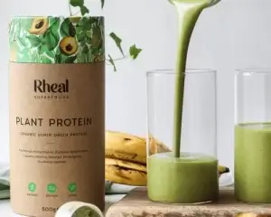 Rheal Superfoods Green Plant Protein - Plastic-free Protein Powder