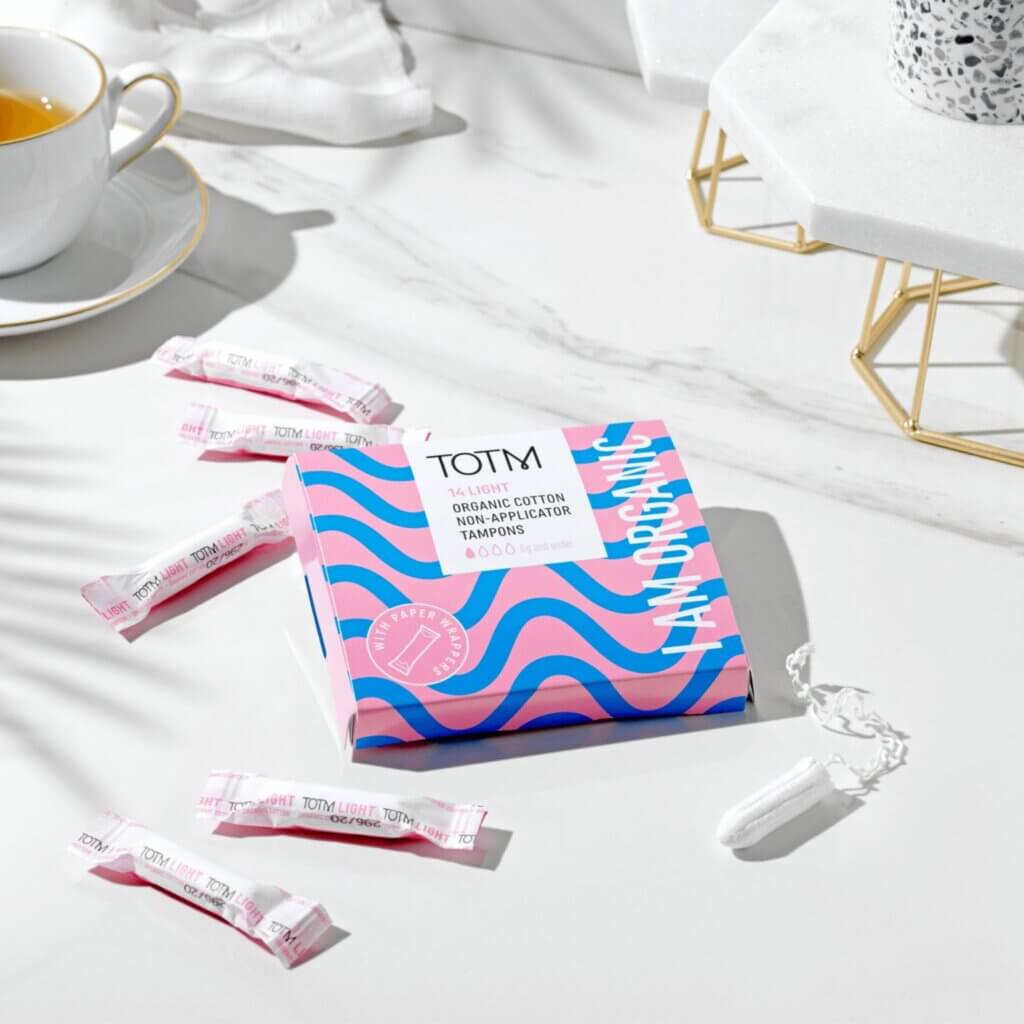 Time of The Month TOTM Plastic-free Tampons