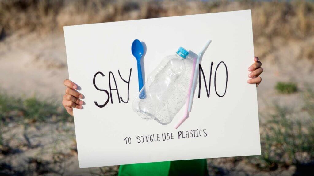 Avoid single-use plastic bottles