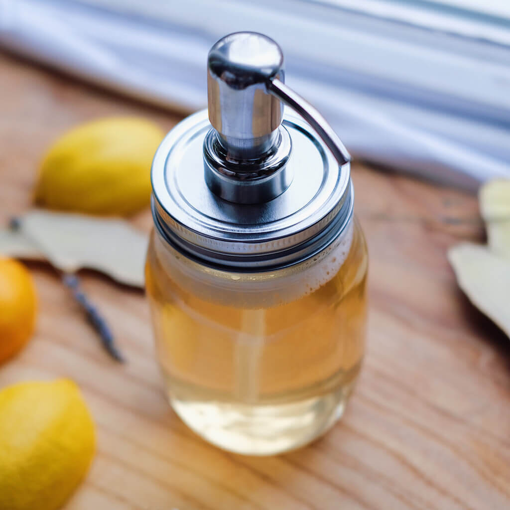 Life Without Plastic Stainless Steel Pump Lid for Regular Mason Jars