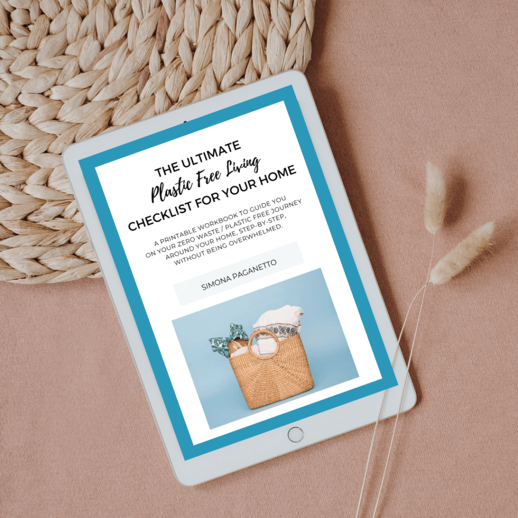 The Ultimate Plastic Free Checklist for your Home - eBook Cover