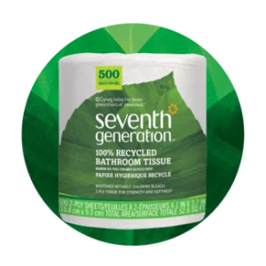 Seventh Generation Recycled Plastic-Free Toilet Paper
