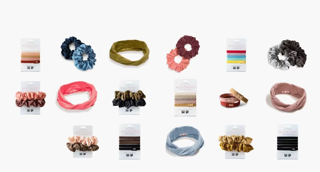 Kooshoo Plastic Free Hair Ties Banner