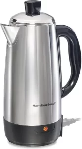 Hamilton Beach Coffee Percolator made of stainless steel 