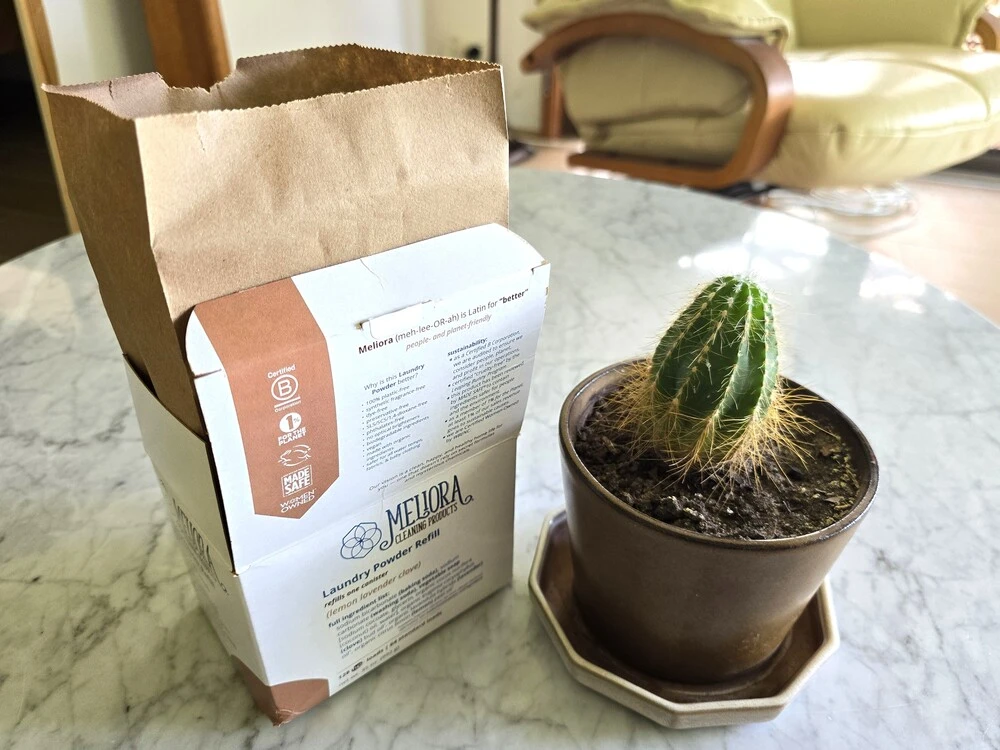 Meliora Cleaning Products Laundry-Powder Refill in Plastic-free Packaging