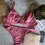 JulieMay Rosie Silk and Organic Cotton Lace Lingerie Set Product Review