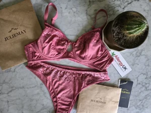JulieMay Rosie Silk and Organic Cotton Lace Lingerie Set Product Review