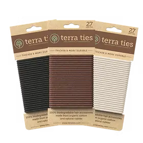 Terra Ties plastic free hair ties