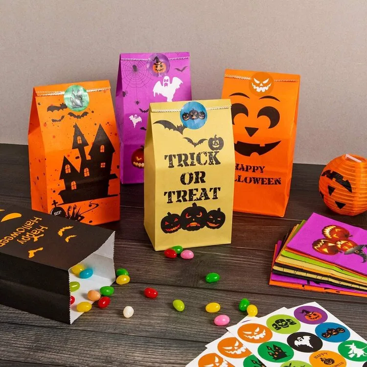 Paper Halloween Treat Bags Party Favors