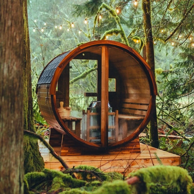 Earth Easy Panorama Vista Outdoor Sauna 6 People