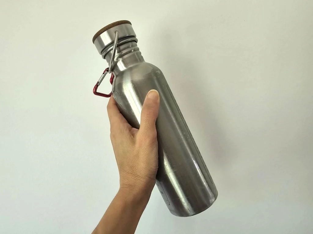 I'm Plastic Free Testing Bambaw Plastic-Free Water Bottle