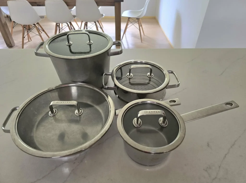 SCANPAN Impact Stainless Steel Cookware tested by I'm Plastic Free