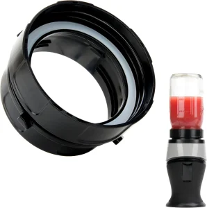 LUVCOSY Adapter for Ninja Fit Blender and Ball Wide Mouth Mason Jar I'm Plastic Free