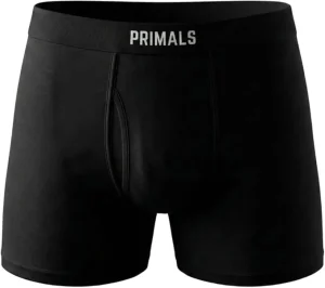 PRIMALS 100% Merino Wool Boxer Briefs with Natural Rubber Waist - Plastic Free