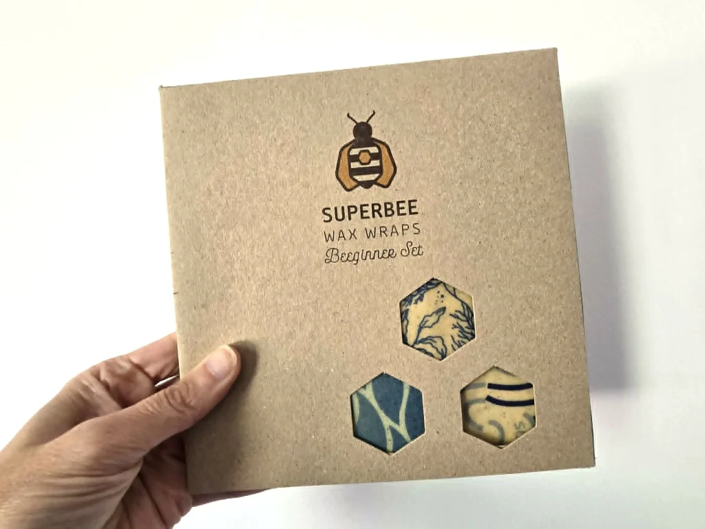 I'm Plastic-Free testing the SuperBee Wax Wrap Beginner Set of 3