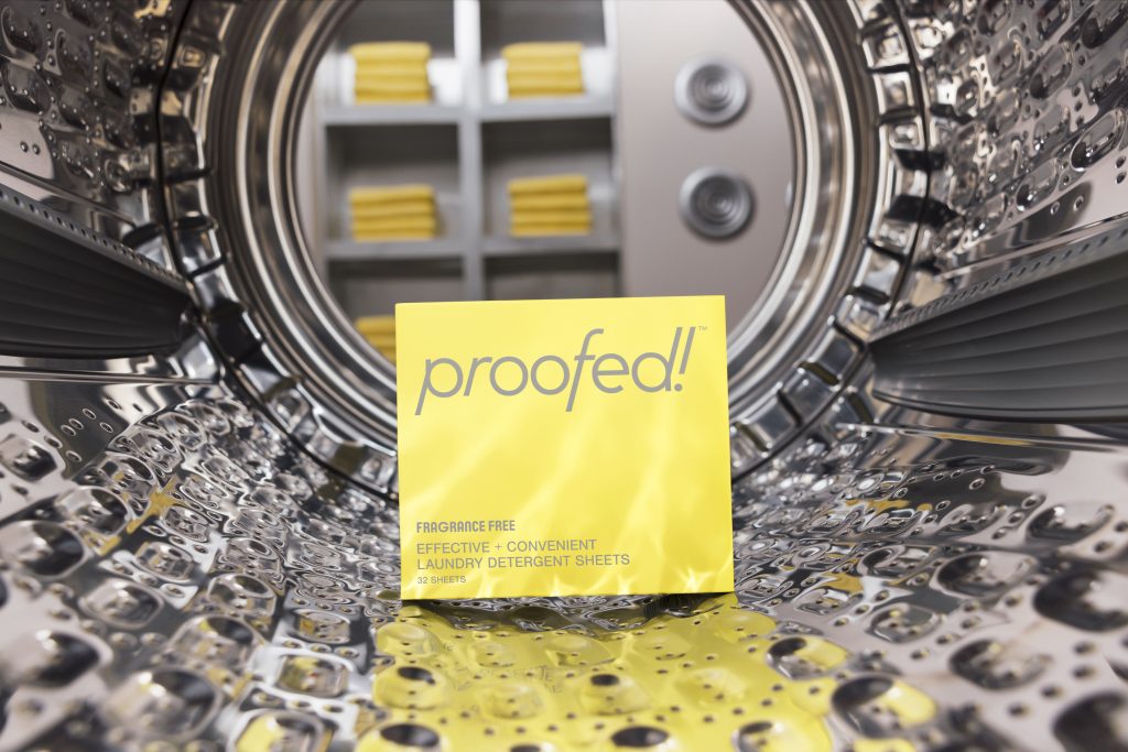 proofed! 100% plastic free laundry detergent sheets