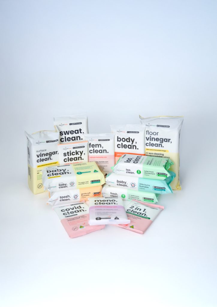 CleanLIFE plastic free wet wipes